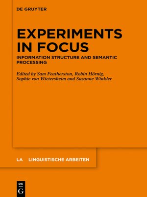 cover image of Experiments in Focus